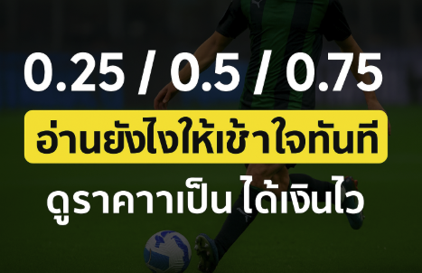 ราคาบอล 0.25